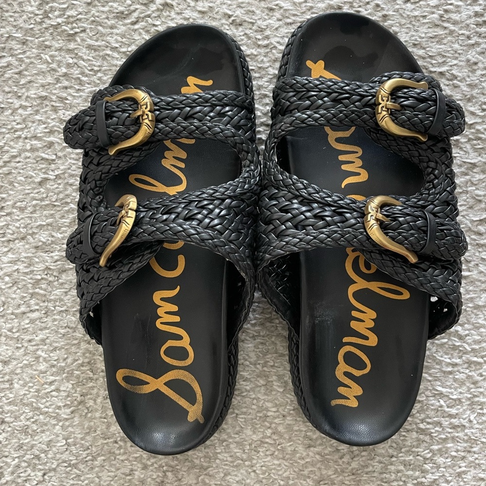 Sam Edelman Black Braided Sandals - Picture 6 of 7
